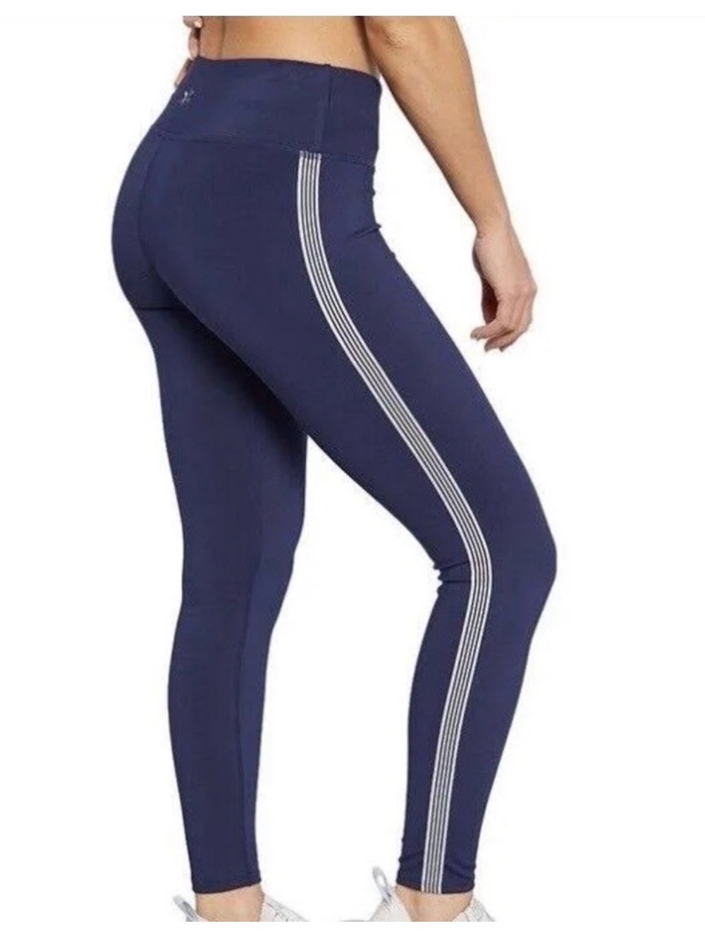 Splendid Studio Navy Retro Stripe Leggings Size L